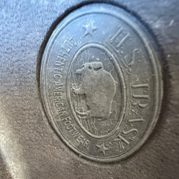 HS Trask Brown Authentic Bison Leather Oxford Dress Shoes 11 - Picture 2 of 14